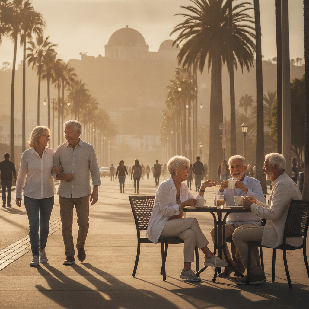 Retirees 55+ community in LA