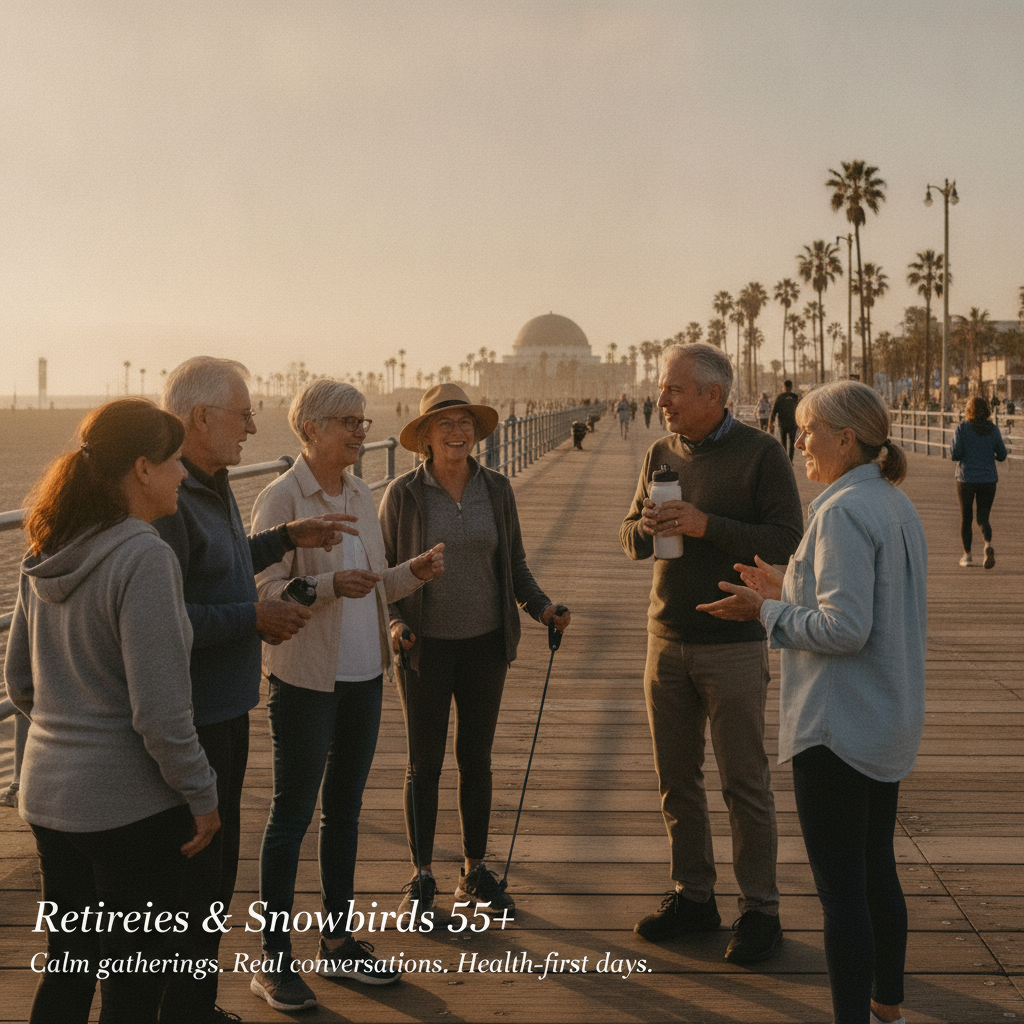 Retirees & Snowbirds 55+ community in LA