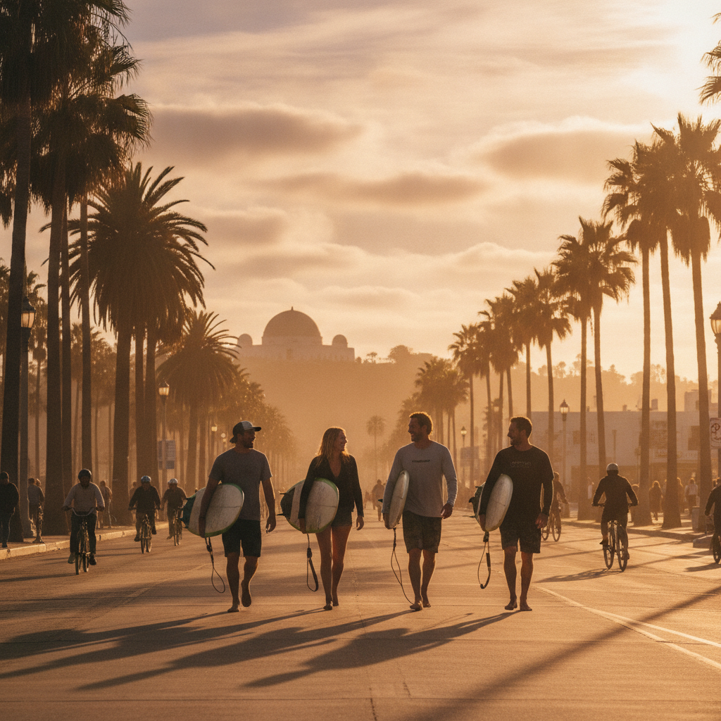 Beginner Surfers community in LA